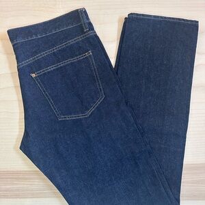 H&M Men's Straight Jeans in Dark Blue Denim